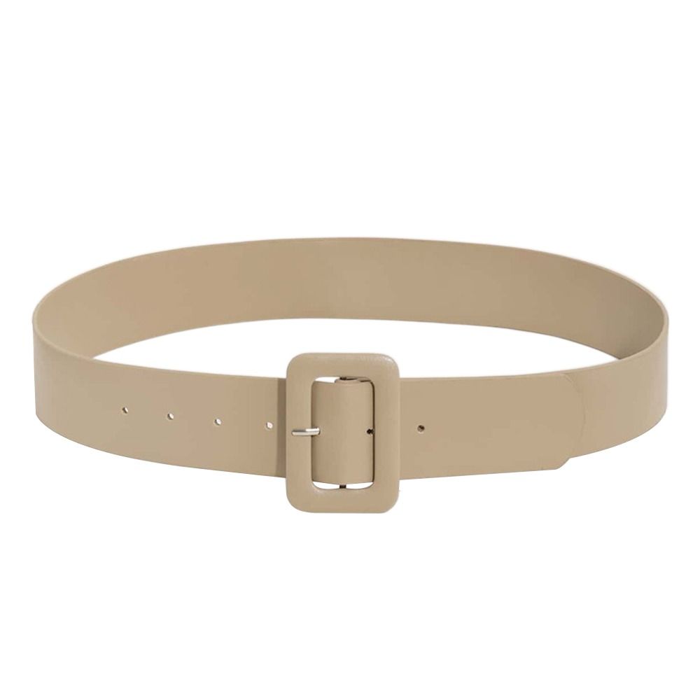 Однотонный женский ремень из искусственной кожи, широкий поясной ремень, универсальный, широкий пояс для женщин