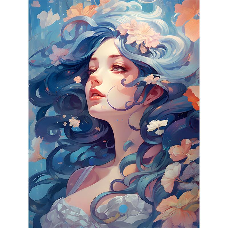 DIY алмазная живопись лошадь и девушка набор для вышивки крестиком мозаика искусство алмазная живопись полный круг/квадратный алмаз украшение дома