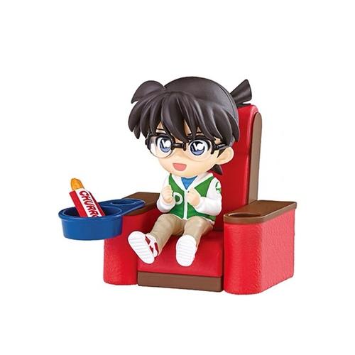 Genuine Detective Conan Movie Theater Scene Ornament Doll Edogawa Kudo Shinichi Jimmy Kudo Action Figure Model Toys