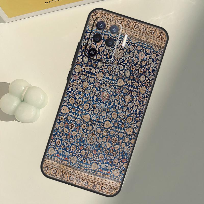 Чехол с персидским ковром и цветочным узором для OPPO A53 A53S 2020 A5 A9 A31 A52 A72 A94 A74 A54 A83 A91 A93 A16 A15, задний чехол