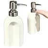 Многоразовая керамическая бутылка для жидкого мыла для рук, нажимного типа, бутылки для хранения жидкого лосьона, бытовая