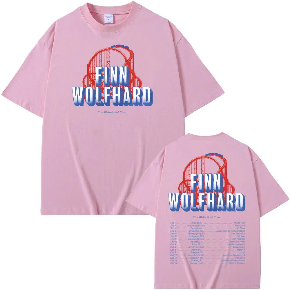 Finn wolfhard tour2025 Футболка Высокое качество Летняя футболка RopaMujer Одежда Графическая печать Повседневная Ретро Футболка с круглым вырезом