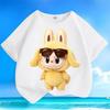Labubu Cartoon 3d Printed Kids T Shirts Funny Boy Girls Short-Sleeved Top Casual Trend Child Clothing