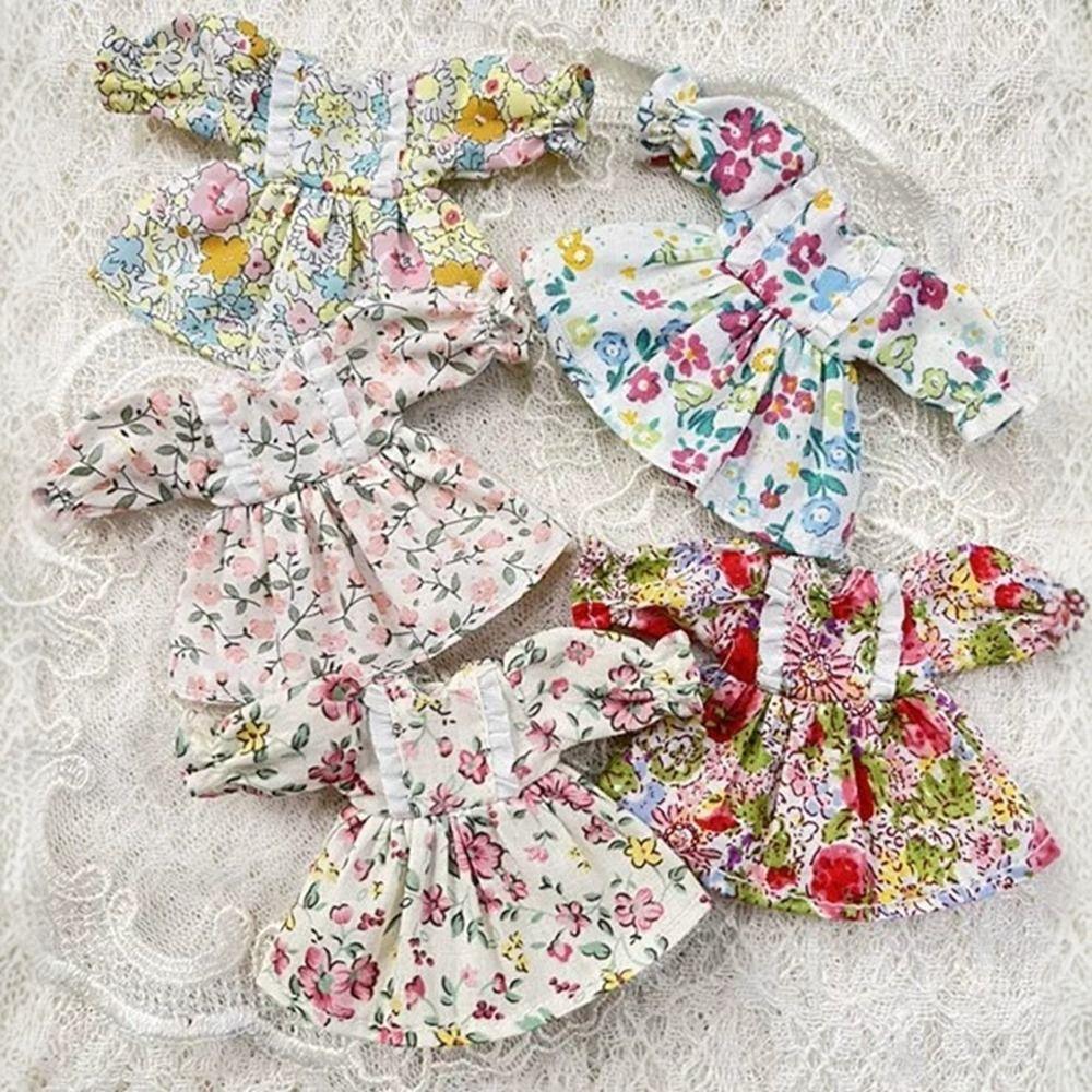 Handmade Dolls Outfits Dresses Fashion Doll Clothes Skirt for 1/11 OB11 Dolls/for 1/12 BJD Dolls