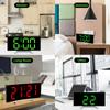 LED Screen Digital Alarm Clock Curved Dimmable Mirror Clock 7 Inch For Kids Bedroom