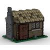 234 детали Новый строительный набор MOC Маленький средневековый дом DIY Креативная сборка Строительные блоки Детский подарок