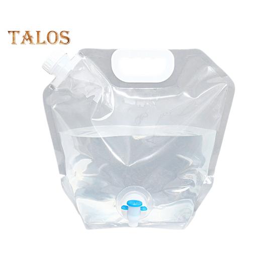 Складной мешок для воды 5 л/10 л, экологически чистый, многоразовый, портативный, стильный, легко наливаемый, складной резервуар для воды, товары для походов