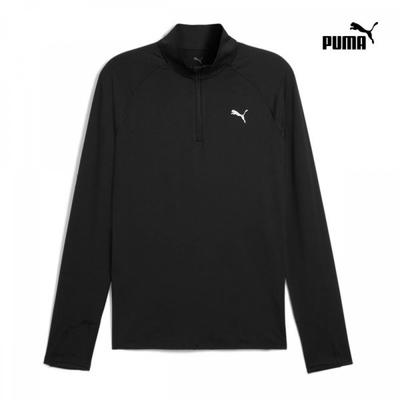 Футболка с длинным рукавом на молнии до половины Puma Run Velocity Cloudspun
