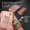 EDC Push Slider Metal Fidget Антистрессовые игрушки для взрослых Finger Spinner Poker Relief Anxiness Toy Портативные игры Pop Magnetic Slider