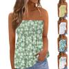 Топы-трубы для женщин, милая сексуальная футболка без рукавов с открытыми плечами и принтом
