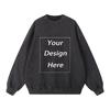 360 GSM 100% Cotton Acid Wash Sweatshirt Customized Unisex Classic Sweatshirt