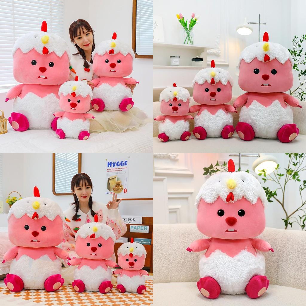 Плюшевая игрушка Петушок с петельками, милый мультяшный цыпленок, девочка, ребенок, день рождения, праздник, кукла, подарок