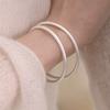 National Style Retro Niche Design Sense 999 Foot Silver Ancient Method Inheritance Frosted Bracelet, Women's Plain Ring Bracelet, Bracelet