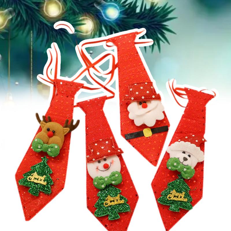 Unique Christmas Tie For Kids And Adults With Eye-catching Sequins And Holiday Designs