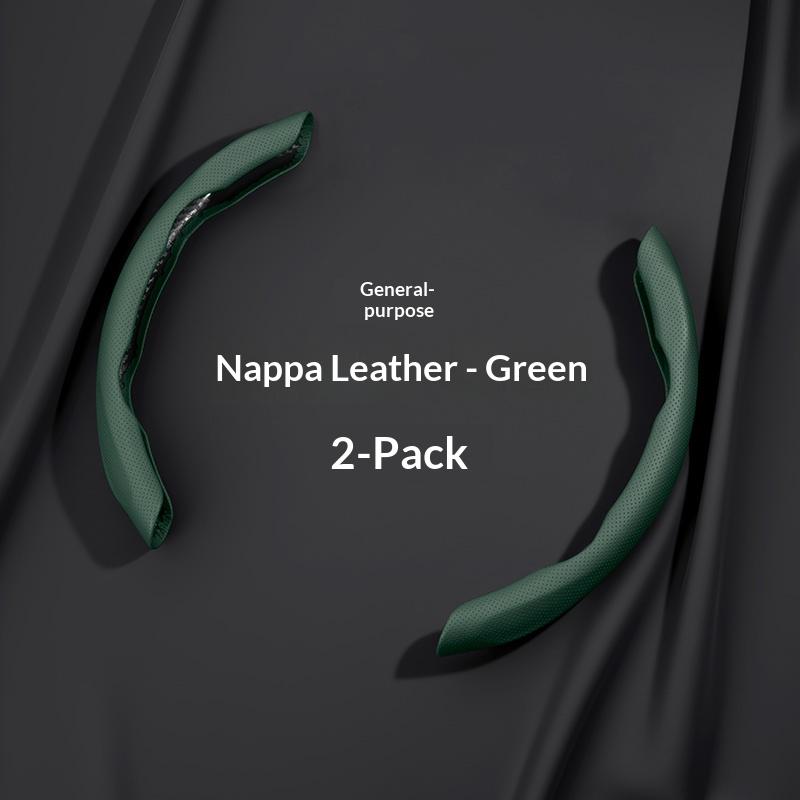 Segmented Napa Steering Wheel Cover, Non-Slip, Dirt-Resistant, Easy to Clean, Car Interior Accessory, Steering Wheel Protector