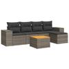 VidaXL Salon de Jardin avec Coussins 6 pcs, Canapés de Patio, Ensemble de Meubles, Mobilier de Terrasse Extérieur, Gris 3257754