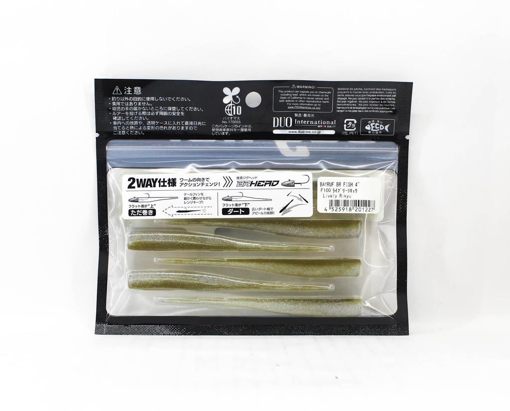 DUO Мягкая приманка Bay Ruf BR Fish 4 дюйма F100 (1227)