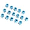 16pcs Valve Stem Oil Seals Set Fluororubber Excellent Sealing Parts Fit for GM SBC V8 Engine
