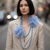 Elegant Style Big Flower Necklace Flower Designing Waist Chain Belly Jewelry  Everyday Outfits