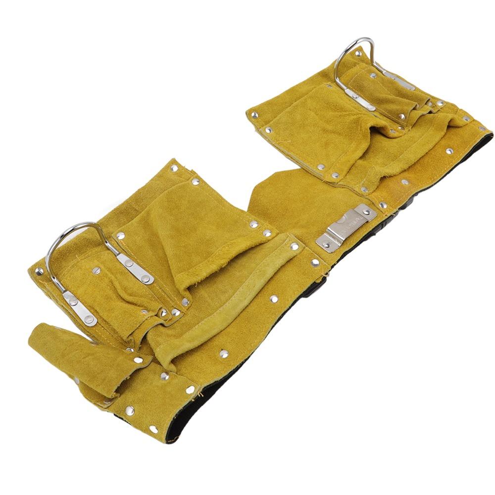 Multiple Pockets Leather Tool Belt Leather Tool Belt Apron Woodworking Projects