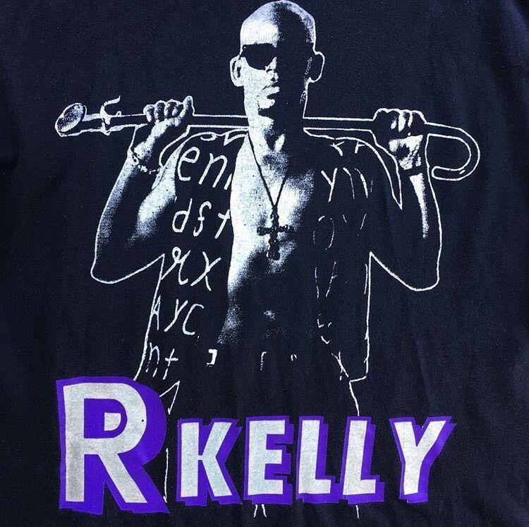 Винтажная мужская футболка рэпера R Kelly черная унисекс все размеры от S до 5XL 153