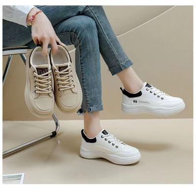 Повседневная обувь Женская обувь Осенние новинки Белые туфли Женские студенческие дышащие универсальные кроссовки для сёрфинга