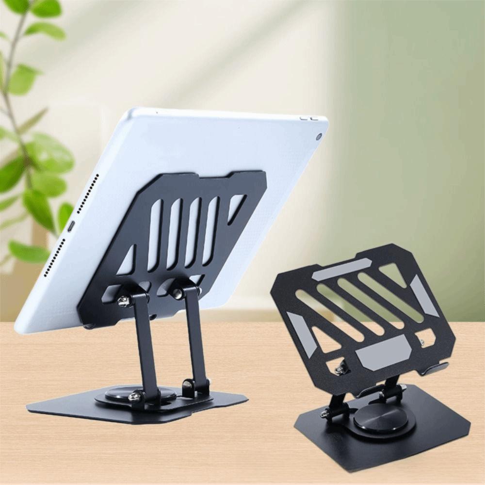 360° Rotating Laptop Stand Adjustment Desktop Holder Portable Metal Tablet Stand Video Viewing