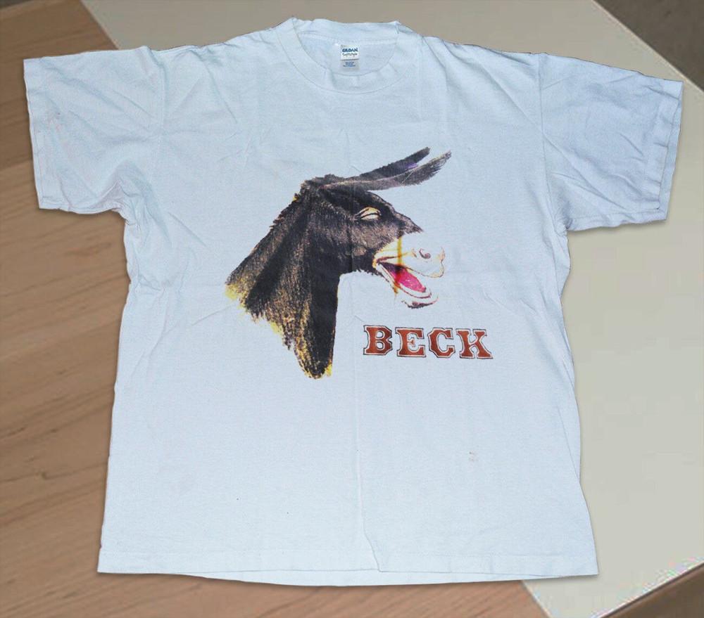 New Beck Hansen Odelay Tour Devil Haircut White Cotton All size D396 Unisex T-Shirt