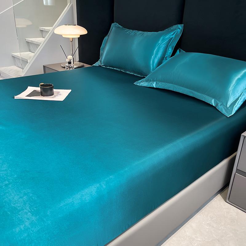 Трансграничный матрас из стираного шелка, матрас из бамбукового волокна, водонепроницаемый матрас, барьер от мочи, нескользящий фиксированный полностью закрытый защитный чехол для матраса