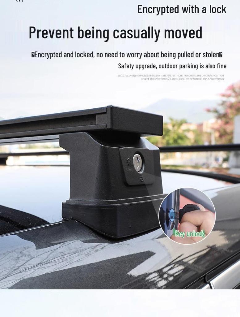 Compatible Roof Rack Crossbars Extension for Ideal L9/L8/L7 Models - Travel Suitcase Modification Accessories