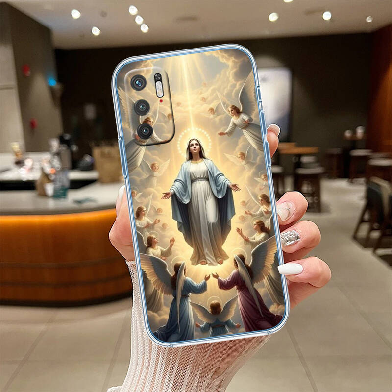 Чехол Virgen Maria для Motorola E7 E22 E20 E13 E15 E22S E30 E40 G10 G20 G04 G22 G23 G05 G75 G35 G55 G6 G7 G8 G9 Plus Power Play