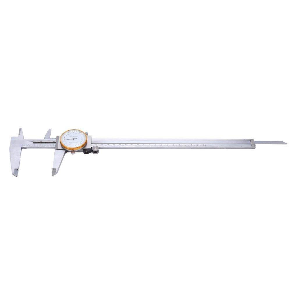 0‑300mm Vernier Caliper with Clear Dial Steel Handheld Measuring Ruler Tool 0.02mm