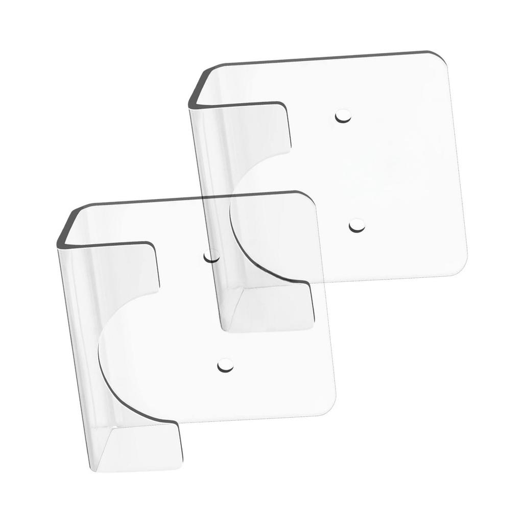 2 шт. Акриловые держатели для душевой штанги, самоклеящееся крепление для ванной комнаты и кухни, не требующие сверления, аксессуар для ванной комнаты