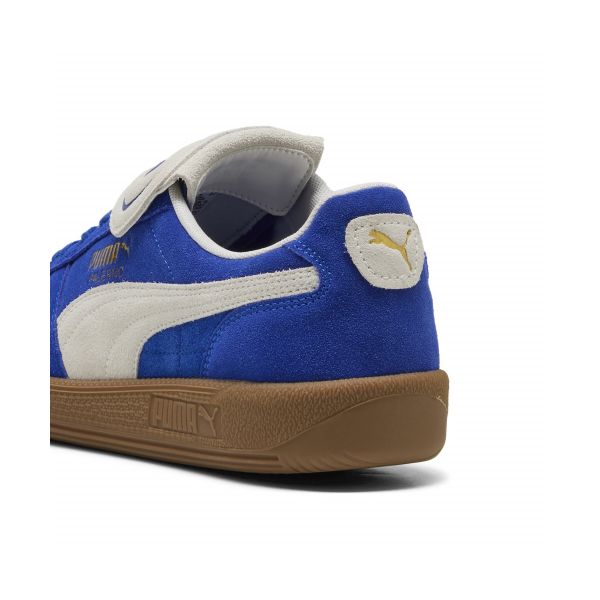 Puma Palermo Premium Модные Удобные Универсальные Повседневные Низкие Тренировочные Кроссовки Унисекс Синий Белый 402350-01
