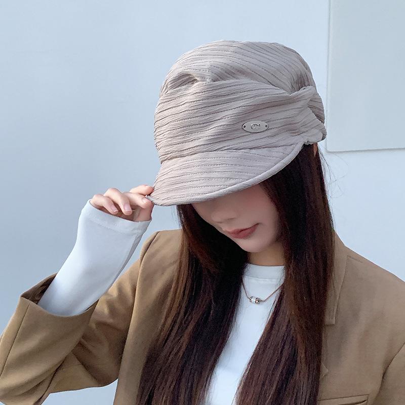 Восьмиугольная кепка для детей Ретро и универсальная Теплая кепка газетчика Ветрозащитная и подчеркивающая лицо Маленький берет для осени и зимы