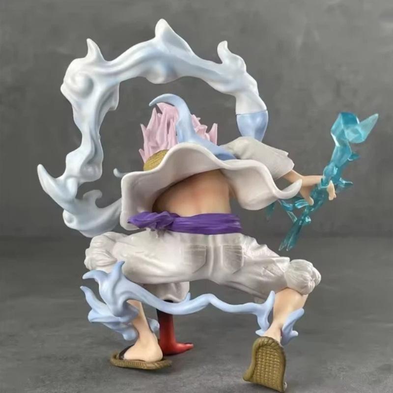 One Piece GK Приседающий Громовой Солнечный Бог Никалуфей Фрукт Второго Класса Пробуждение Аниме Ручная Работа Модель Украшение