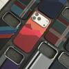 Жесткий чехол с магнитным креплением и узором из кевлара для Apple iPhone 17 и 16 Pro Max