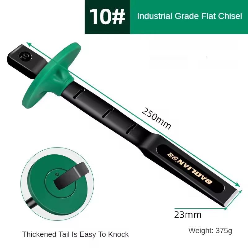 6/8/10/12Inch Flat Chisel Concrete Tool Masonry Concrete Engraving Cut Tool Splitter Stonemason's Flat Shovel Woodworking Tools