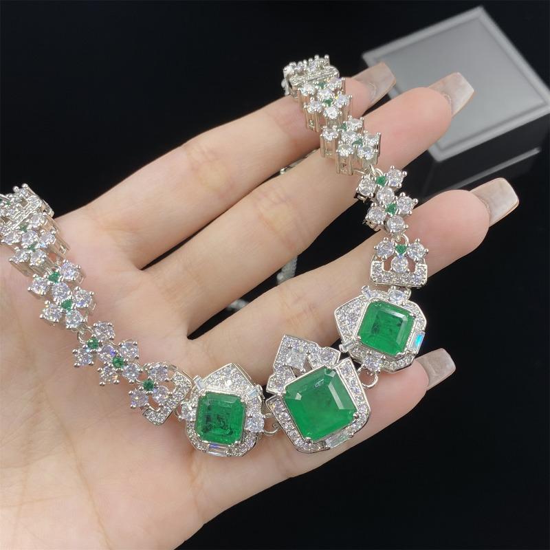 Sace Gems Классические серьги-кольца из медного сплава с цирконием, браслет, ожерелье, комплекты ювелирных изделий, подарки для свадебной вечеринки