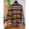 Striped Long-sleeved T-shirt Women's Spring and Autumn Fashion Outer Top Ins
