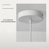 Creamy Tone Hanging Pendant Light  for Showrooms Restaurants Villas Living Rooms Dining Areas
