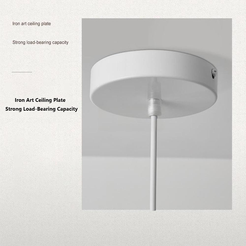 Creamy Tone Hanging Pendant Light  for Showrooms Restaurants Villas Living Rooms Dining Areas