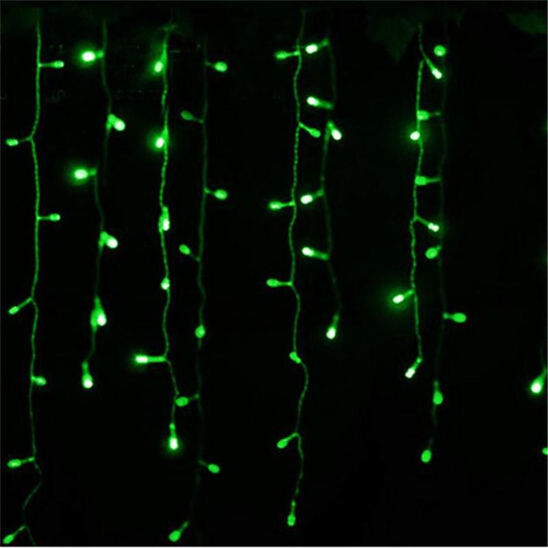 5 м свисающий 0,4-0,6 м светодиодный занавес сосулька гирлянда новогодняя Свадебная вечеринка гирлянда светодиодный свет