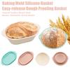 Силиконовые корзины для расстойки хлеба, складная форма для выпечки закваски, безопасная для духовки с антипригарным покрытием