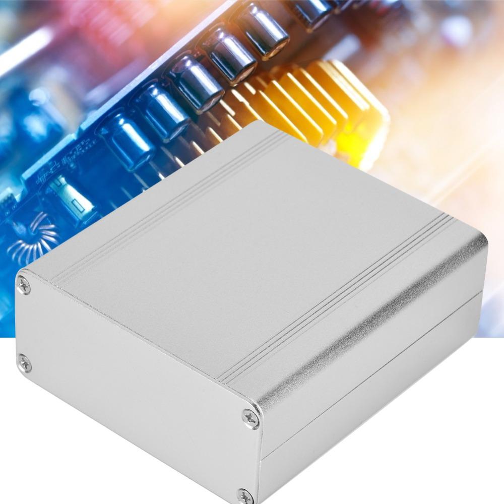 Aluminum Electronic DIY Silver Protective Enclosure for Circuit Board DIY Projects