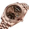 MOBWOL Men Quartz Watch Miyota Movement Calendar Week Waterproof Stainless Steel Band Luxury Business Fashion Male Wristwatch