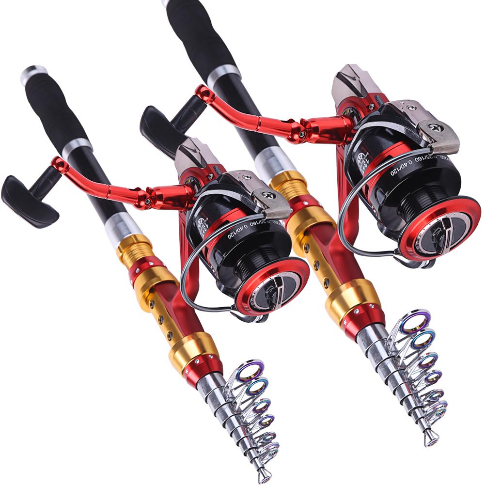Спиннинг с рыболовной катушкой Комбинированная удочка и катушка из углеродного волокна для морской рыбалки