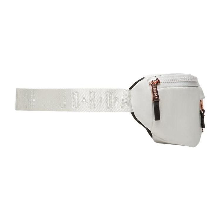 New Jordan Polyurethane One Shoulder Crossbody Fanny Pack Regular Unisex White HA5507-101