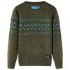Knitted Pullover for Children Khaki 92/104/116/128/140