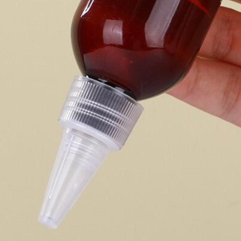 10-100Ml Empty Dropper Bottle Transparent Plastic Refillable Nozzle Dropper With Cap Small Extrusion Bottle Portable Packing